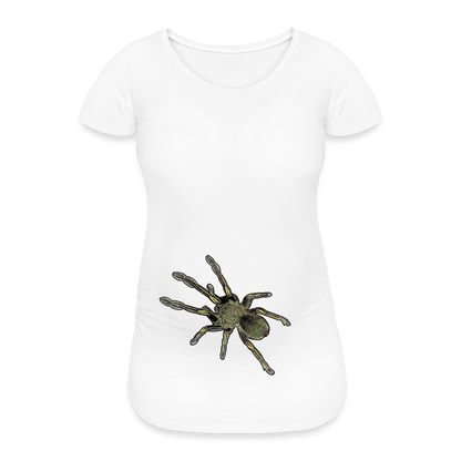 Frauen Schwangerschafts-T-Shirt Ephebopus murinus - weiß