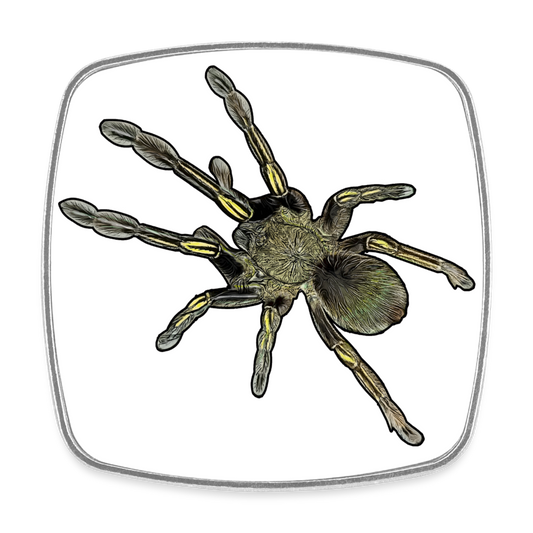 Kühlschrankmagnet eckig Ephebopus murinus - weiß