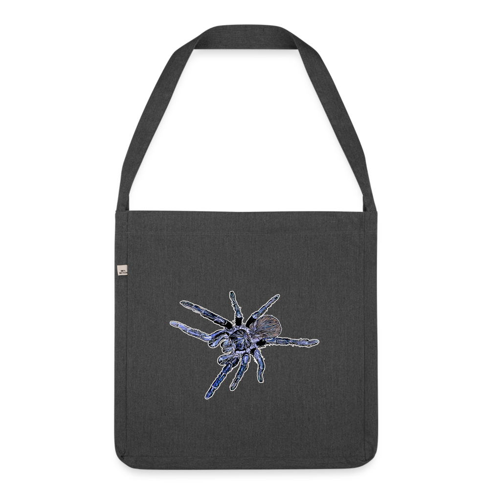 Recycling Schultertasche Pterinopelma sazimai - Schwarz meliert