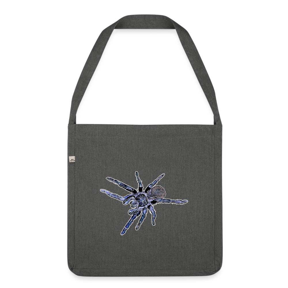 Recycling Schultertasche Pterinopelma sazimai - Dunkelgrau meliert