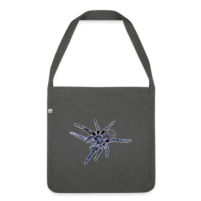 Recycling Schultertasche Pterinopelma sazimai - Dunkelgrau meliert