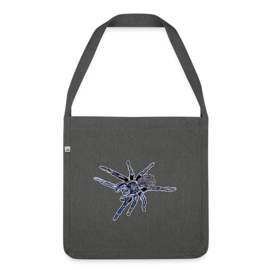 Recycling Schultertasche Pterinopelma sazimai - Dunkelgrau meliert