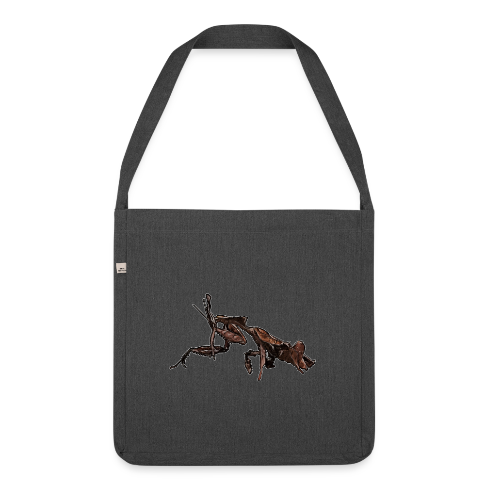 Recycling Schultertasche Phyllocrania paradoxa female 2 - Schwarz meliert