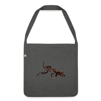 Recycling Schultertasche Phyllocrania paradoxa female 2 - Dunkelgrau meliert