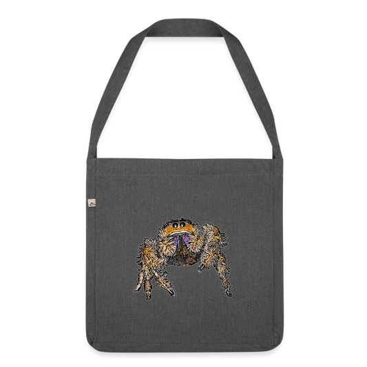 Recycling Schultertasche Phidippus regius Everglades female - Dunkelgrau meliert