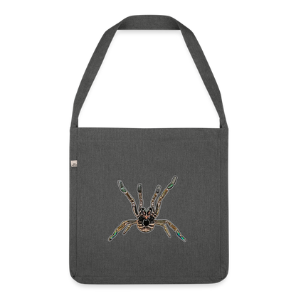 Recycling Schultertasche Pterinochilus murinus tcf - Dunkelgrau meliert