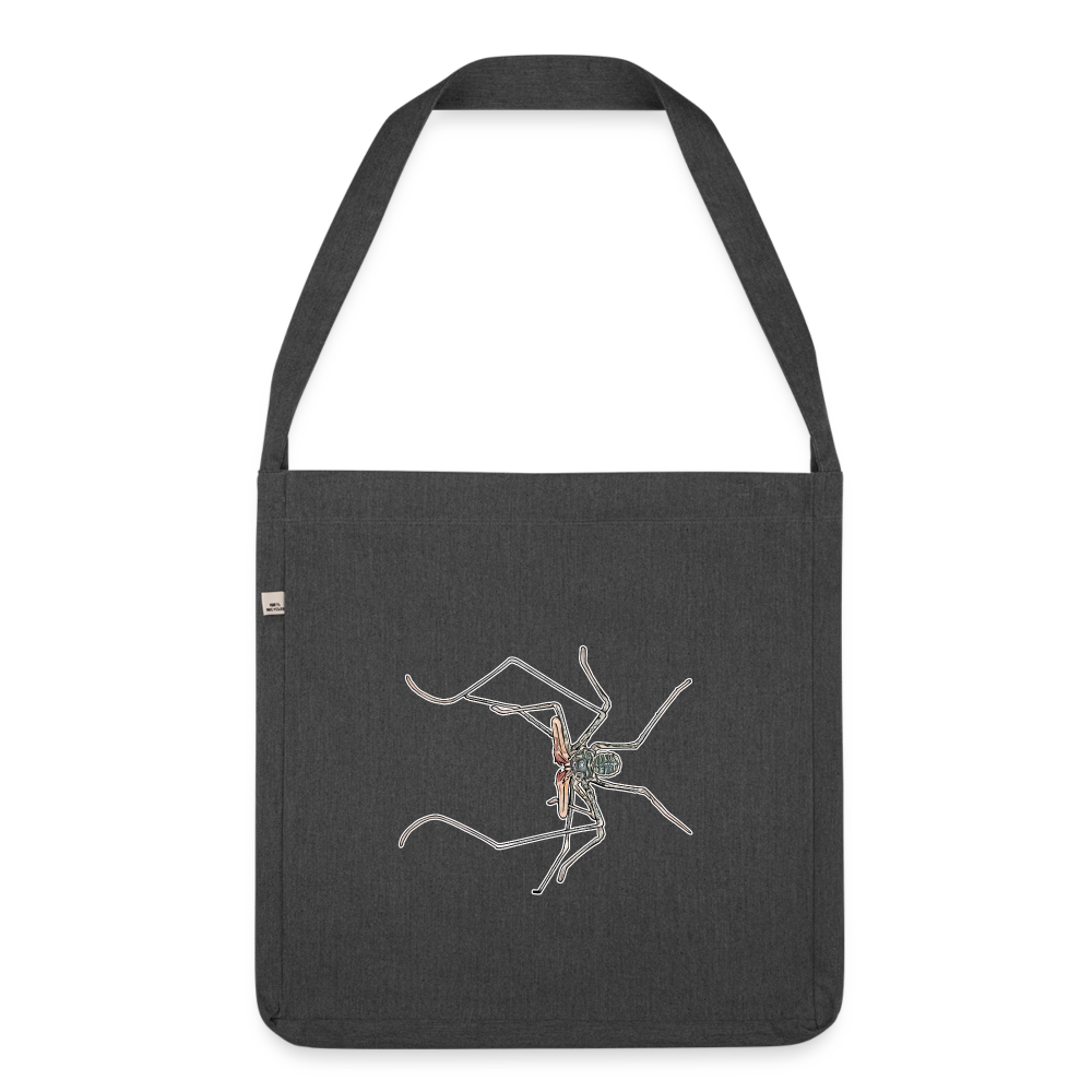 Recycling Schultertasche Euphrynichus bacillifer - Schwarz meliert