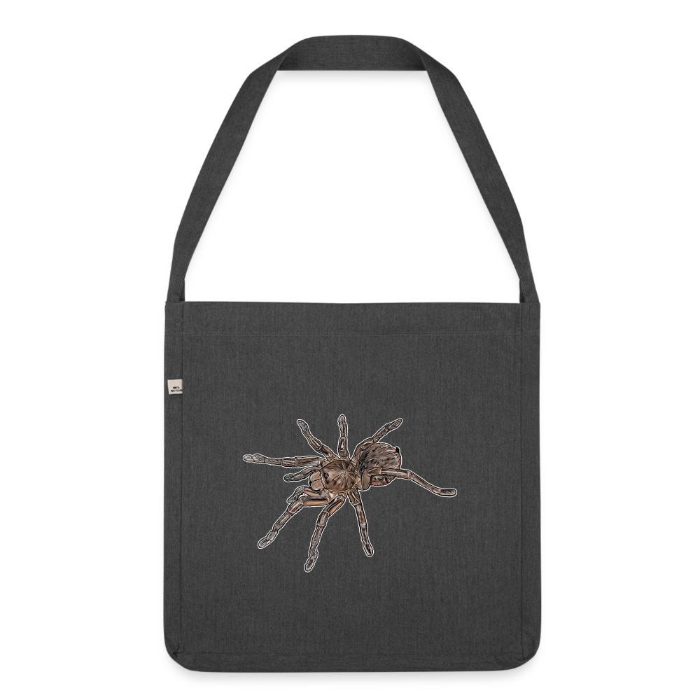 Recycling Schultertasche Theraphosa stirmi juvenile - Schwarz meliert