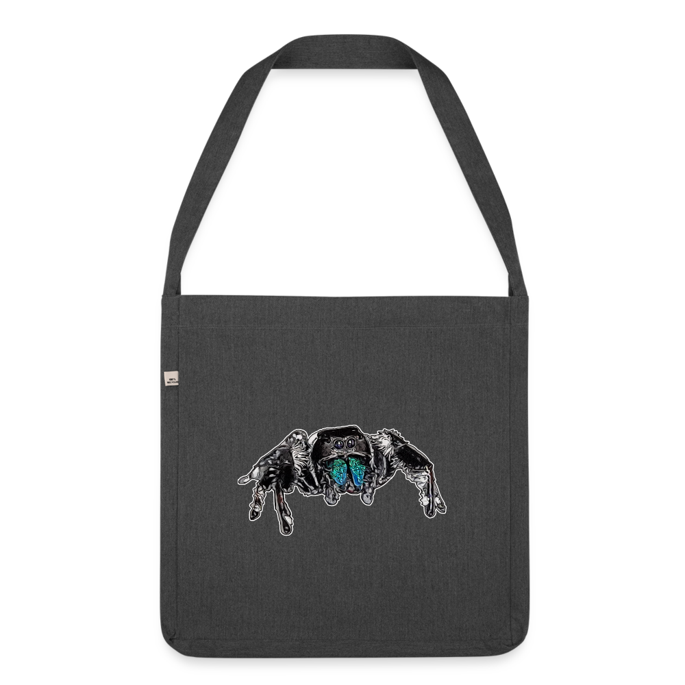 Recycling Schultertasche Phidippus regius Everglades male - Schwarz meliert