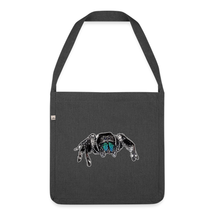 Recycling Schultertasche Phidippus regius Everglades male - Schwarz meliert