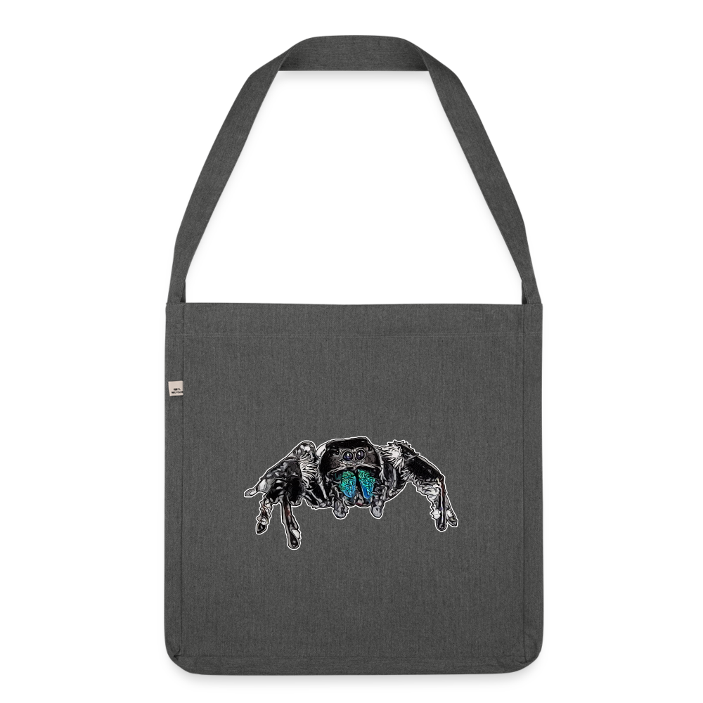 Recycling Schultertasche Phidippus regius Everglades male - Dunkelgrau meliert