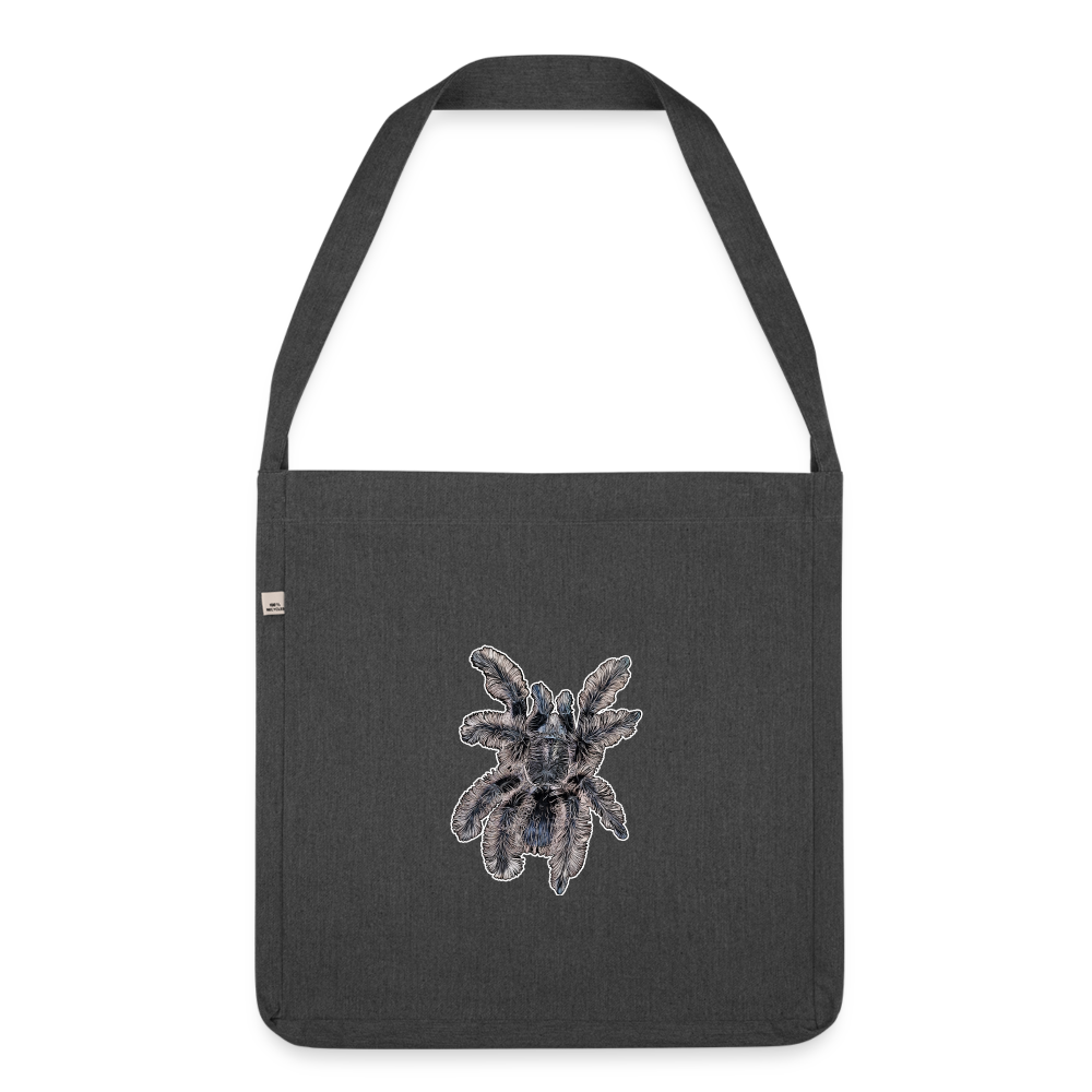 Recycling Schultertasche Tliltocatl albopilosus - Schwarz meliert