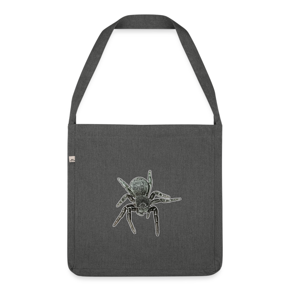 Recycling Schultertasche Eresus walckenaeri - Dunkelgrau meliert