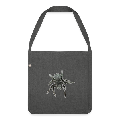 Recycling Schultertasche Eresus walckenaeri - Dunkelgrau meliert