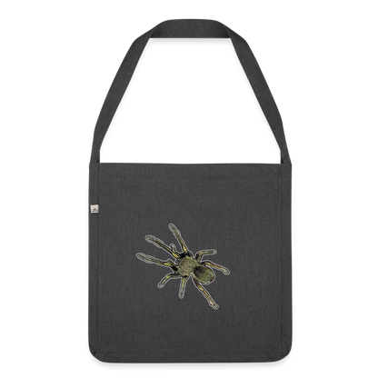 Recycling Schultertasche Ephebopus murinus - Schwarz meliert