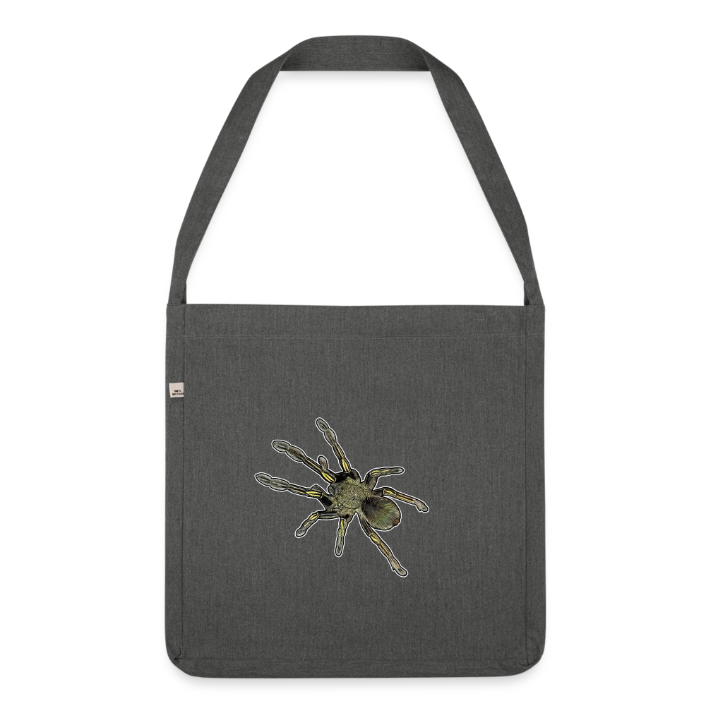 Recycling Schultertasche Ephebopus murinus - Dunkelgrau meliert