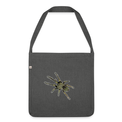 Recycling Schultertasche Ephebopus murinus - Dunkelgrau meliert