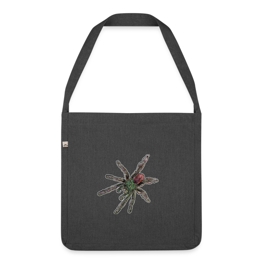 Recycling Schultertasche Caribena versicolor - Schwarz meliert