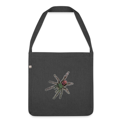 Recycling Schultertasche Caribena versicolor - Schwarz meliert