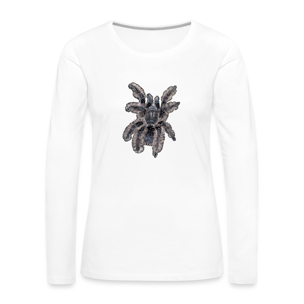 Frauen Longsleeve Tliltocatl albopilosus - weiß