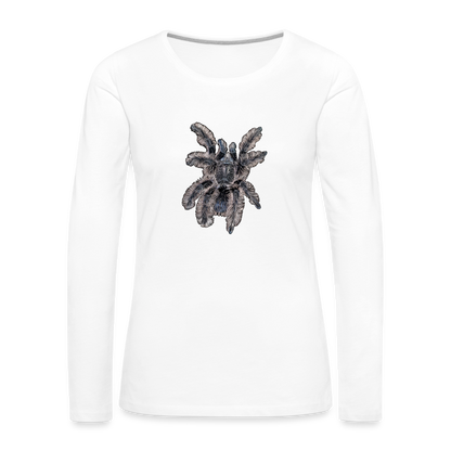 Frauen Longsleeve Tliltocatl albopilosus - weiß