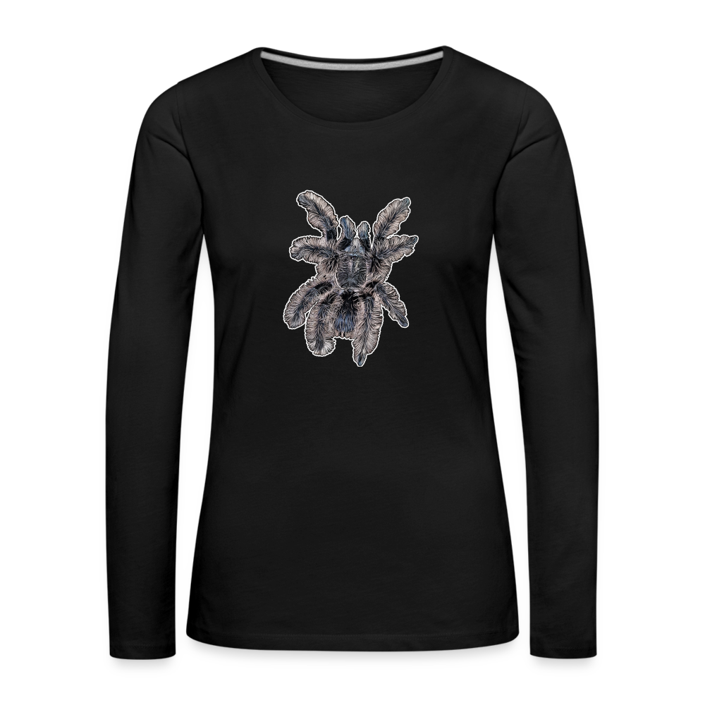 Frauen Longsleeve Tliltocatl albopilosus - Schwarz
