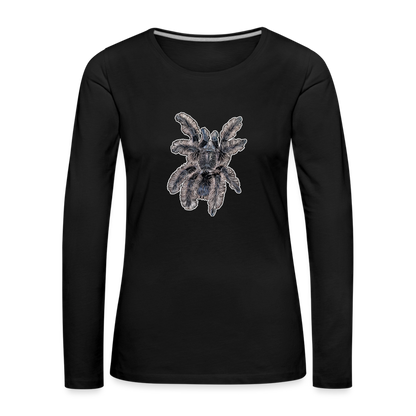 Frauen Longsleeve Tliltocatl albopilosus - Schwarz