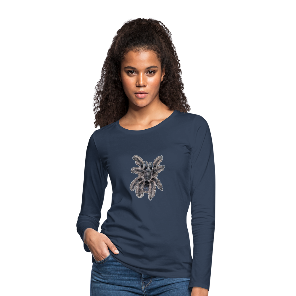 Frauen Longsleeve Tliltocatl albopilosus - Navy