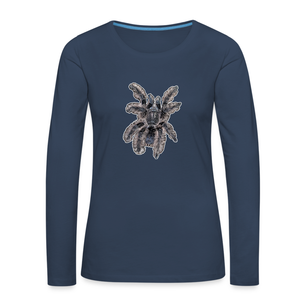 Frauen Longsleeve Tliltocatl albopilosus - Navy