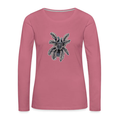 Frauen Longsleeve Tliltocatl albopilosus - Malve