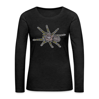 Frauen Longsleeve Grammostola pulchripes - Anthrazit