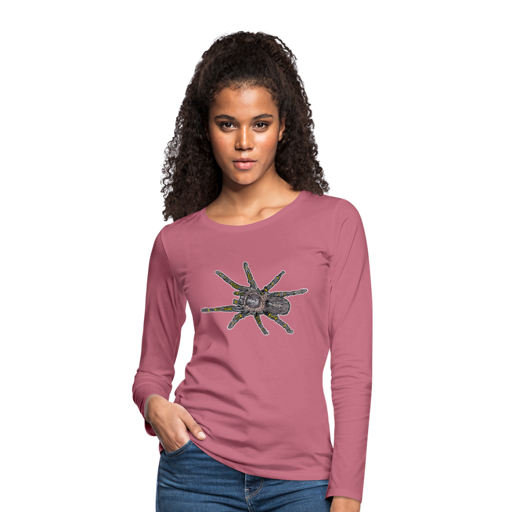 Frauen Longsleeve Grammostola pulchripes - Malve
