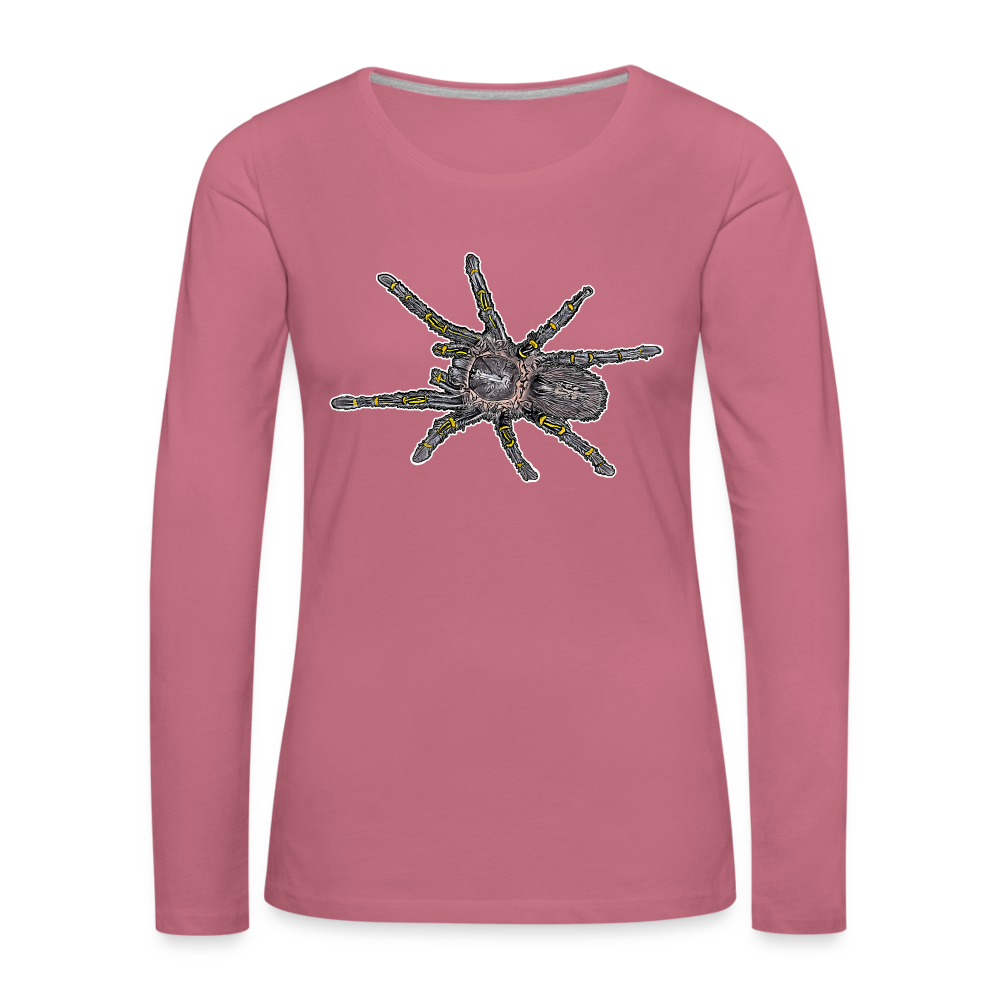 Frauen Longsleeve Grammostola pulchripes - Malve