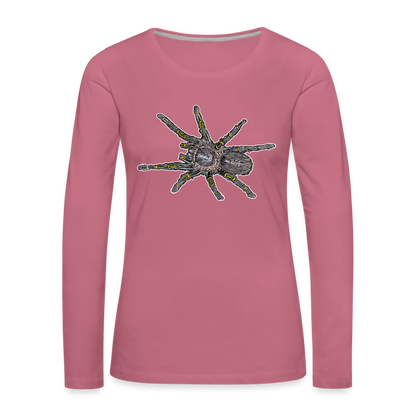 Frauen Longsleeve Grammostola pulchripes - Malve