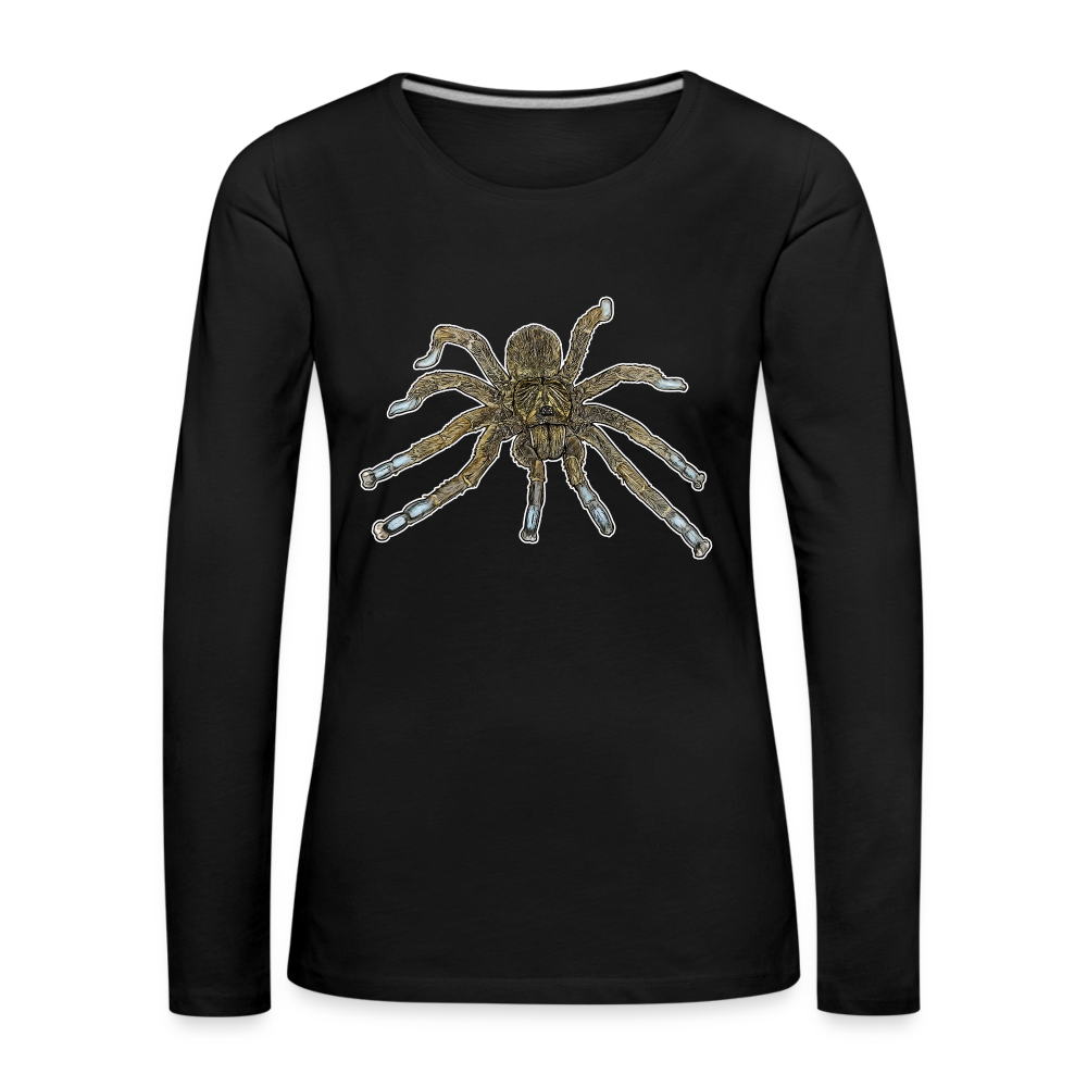Frauen Longsleeve Idiothele mira - Schwarz