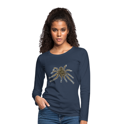 Frauen Longsleeve Idiothele mira - Navy