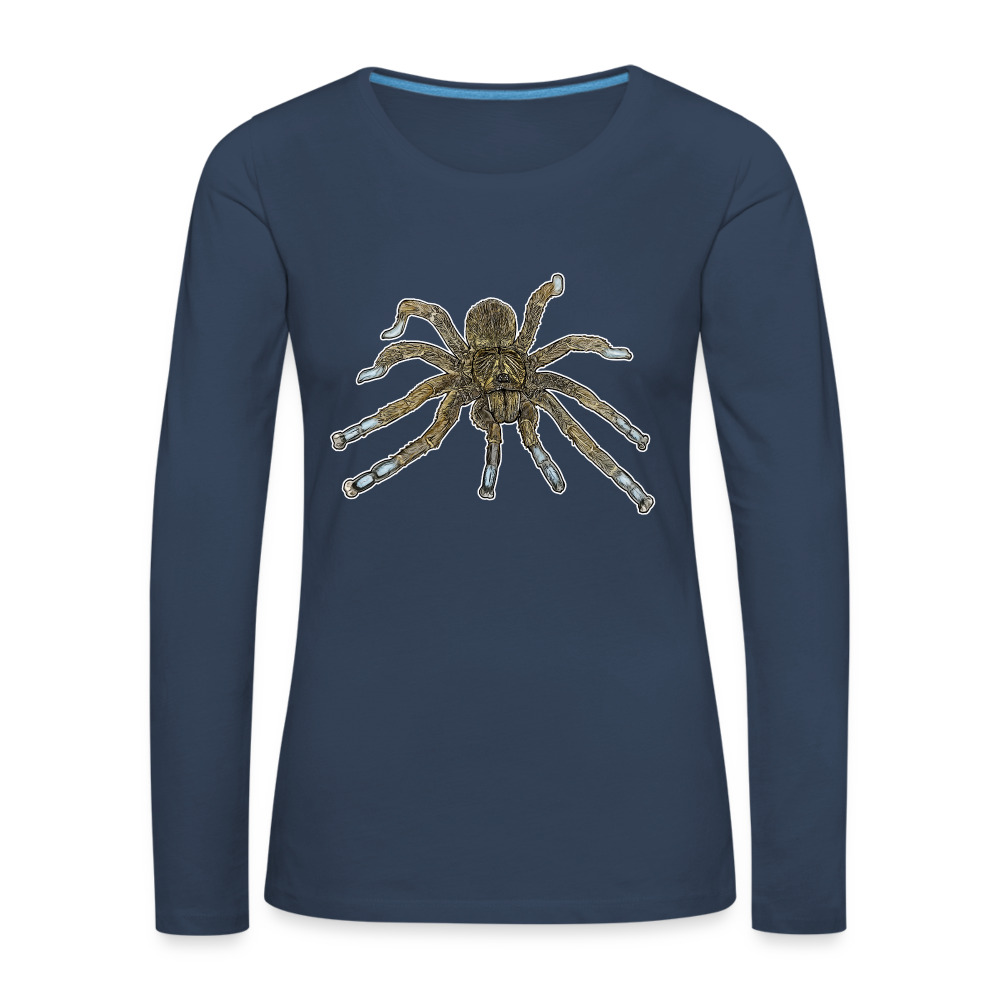 Frauen Longsleeve Idiothele mira - Navy