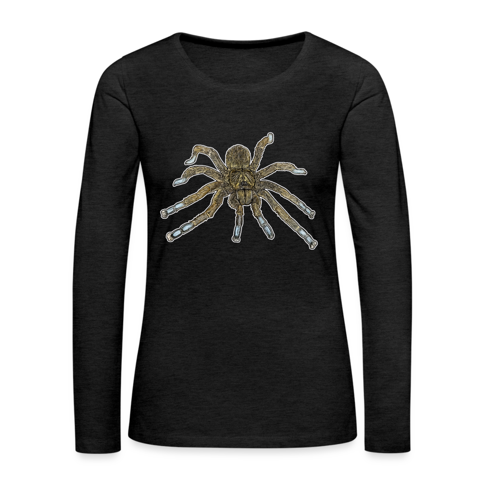 Frauen Longsleeve Idiothele mira - Anthrazit