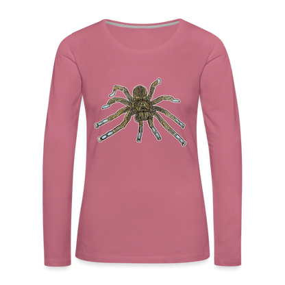 Frauen Longsleeve Idiothele mira - Malve
