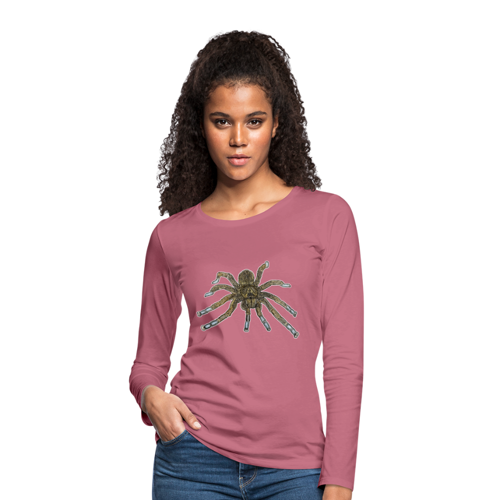 Frauen Longsleeve Idiothele mira - Malve