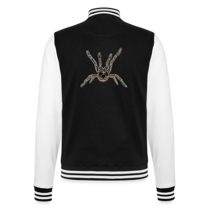 Unisex College-Sweatjacke Pterinochilus murinus tcf - Schwarz/Weiß