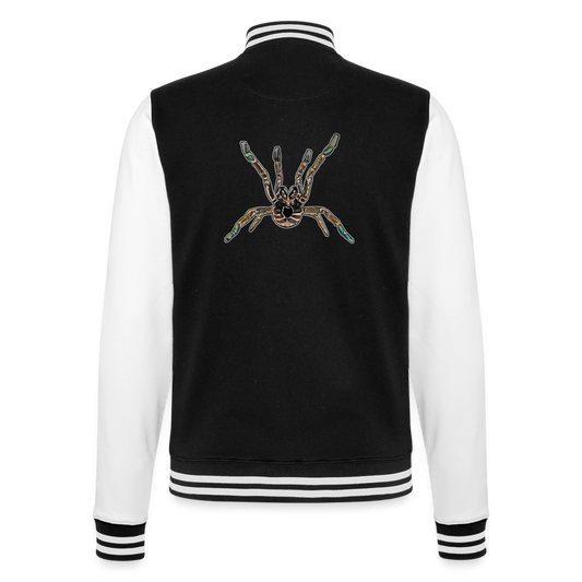 Unisex College-Sweatjacke Pterinochilus murinus tcf - Schwarz/Weiß