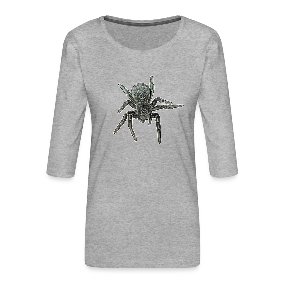 Frauen 3/4-Arm Shirt Eresus walckenaeri - Grau meliert