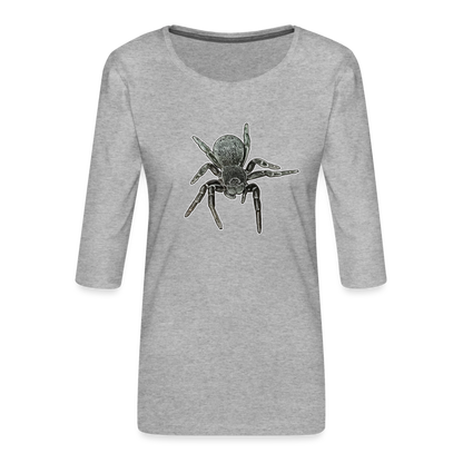 Frauen 3/4-Arm Shirt Eresus walckenaeri - Grau meliert