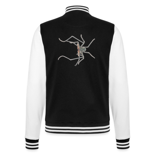 Unisex College-Sweatjacke Euphrynichus bacillifer - Schwarz/Weiß