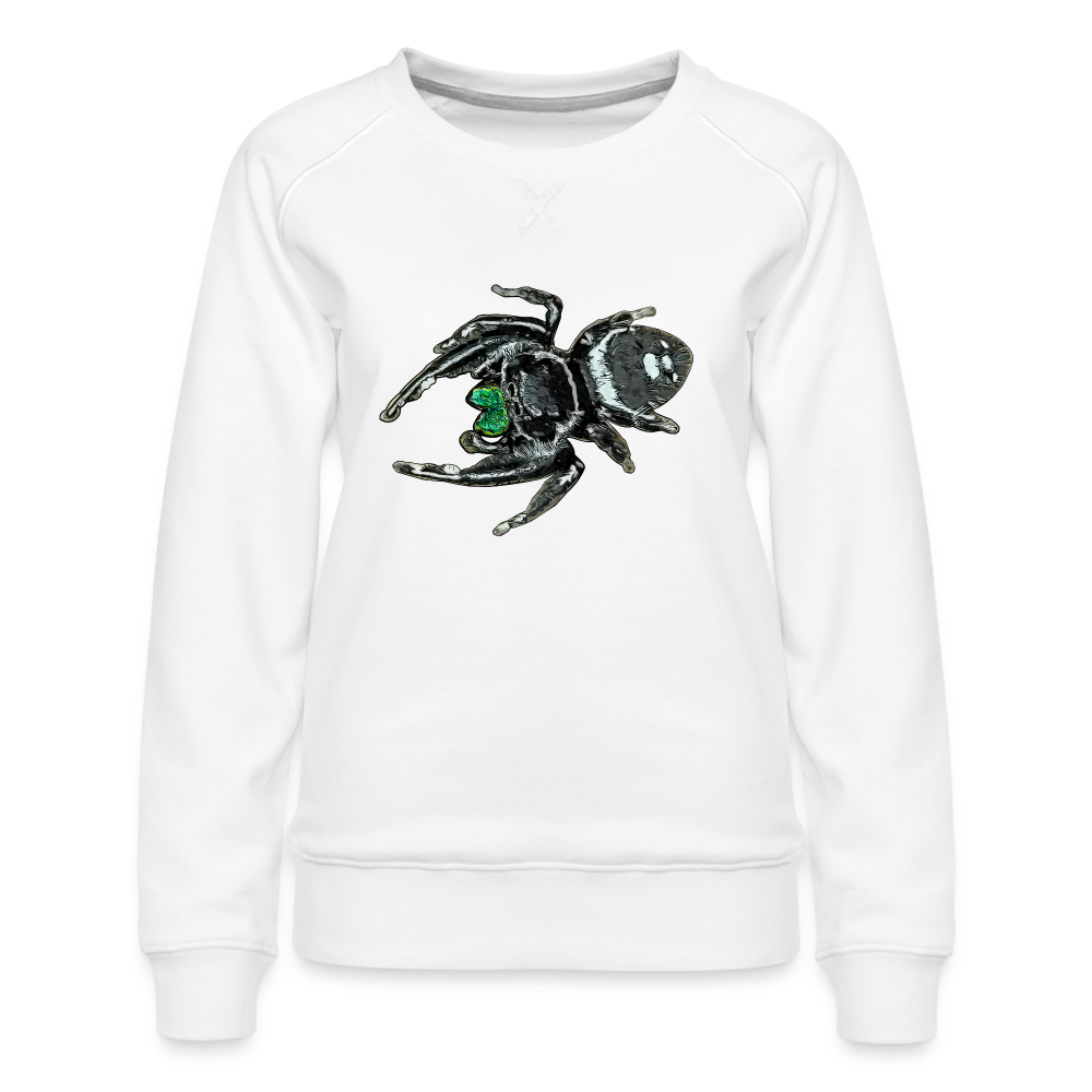 Frauen Pullover Phidippus regius White Bahamas male - weiß