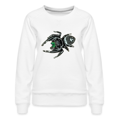 Frauen Pullover Phidippus regius White Bahamas male - weiß