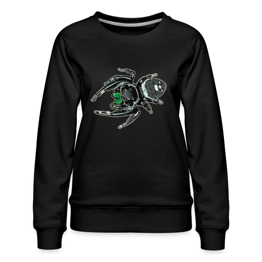 Frauen Pullover Phidippus regius White Bahamas male - Schwarz