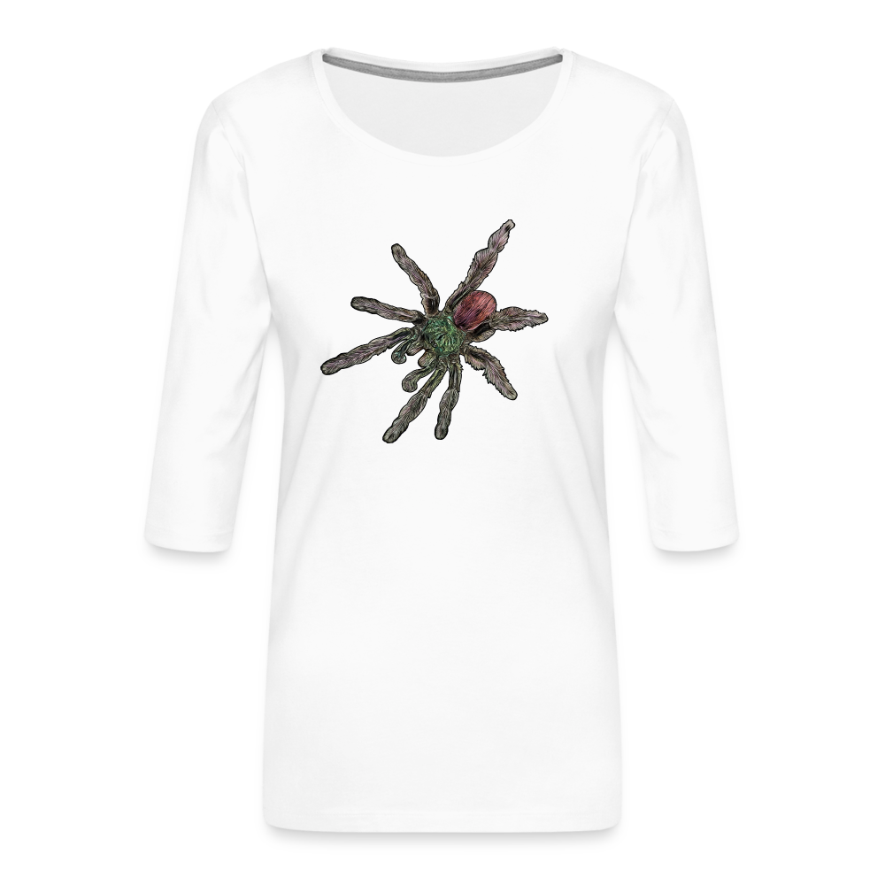 Frauen 3/4-Arm Shirt Caribena versicolor - weiß