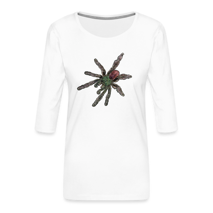 Frauen 3/4-Arm Shirt Caribena versicolor - weiß